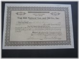 Tug Hill Natural Gas and Oil - 1934 Vintage Stock Certificate from New York