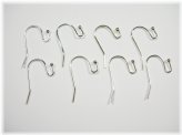 Silver Ball End French Hook Ear Wires