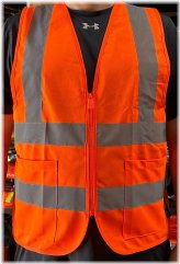 Orange Crew Safety Vest