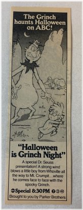 Nostalgic TV Time Capsule: Halloween with the Grinch