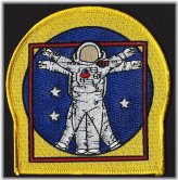 Vitruvian Man Space Walk Patch