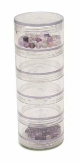 Round Stackable Jewelry and Bead Organizers