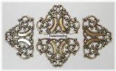 Golden Celtic Filigree Flourish Set