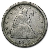 Silver 20-Cent Coin from 1875