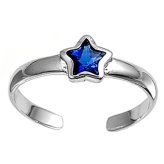 Starry Sky Toe Ring