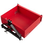 Red Foldable Dump Box for Heavy Equipment