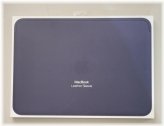 Blue Leather Sleeve for 12" MacBook