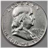 Bugs Bunny" 1955 Franklin Half Dollar Error (Inventory A)