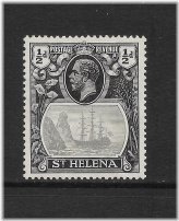 Colony Badge 1922 St. Helena Stamp