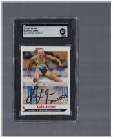 Autographed Lolo Jones 2012 Olympics SI For Kids Card - SGC Certified