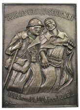 French Valor Commemorative Plaque by Charles Garry