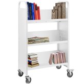V-Shelf Book Cart