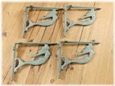 Mermaid Cast Iron Brackets