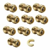 Brass Clip Couplings Set