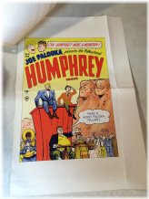 Vintage Comic Art Proof "Humphrey #4" with Printer Invoice - Palooka Edition