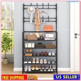 Tiered Entryway Storage Rack