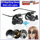 PrecisionView LED Magnifying Glasses for Jewelry and Watch Repair