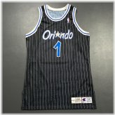 Penny Hardaway Vintage Champion Magic Autographed Jersey