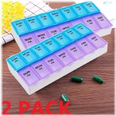 Twice-a-Day Weekly Medication Organizer Set