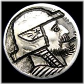 Buffalo Carved Coin #949L