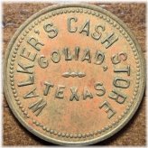Goliad Store Quarter Trade Token