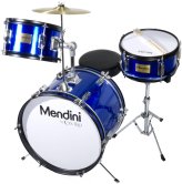 Blue Metallic Kids Drum Set