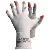 Sun Shield Fingerless Gloves - Light Gray