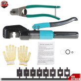 Hydraulic Wire Crimper with Multiple Dies