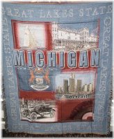 Great Lakes Tapestry Blanket