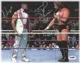 Wrestling Legends Autographed 8x10 Photo with COA