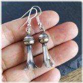 Southwest Heritage Silver Drop Earrings