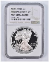 American Silver Eagle Congratulations Set