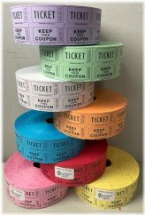 Split the Pot Raffle Tickets - Roll of 2000