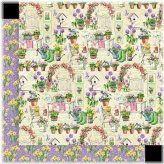 Tulip Garden Delight Scrapbooking Paper