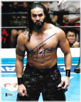 Autographed Tama Tonga 8x10 Photo with BAS COA