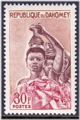 Nessoukoue Witch Doctors of Abomey Stamp