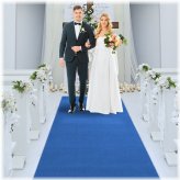 Navy Blue Wedding Aisle Runner