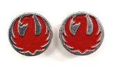 Vintage Red Medallions for Ruger Vaquero and Blackhawk