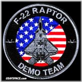 Raptor Demo Team Langley AFB Patch
