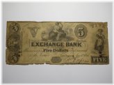 Lockport New York $5 1853 Bank Note