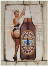 Vintage Pinup Pub Sign
