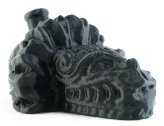 Onyx Feathered Serpent God Whistle