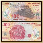 Revolutionary Mexican 100 Pesos Paper Note