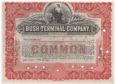 Brooklyn Barge Railroad Red Stock Certificate