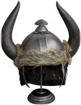 Ironclad Headgear with Equine Accents and Display Base