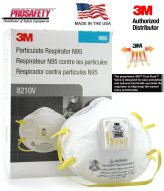 3M 8210V N95 Particulate Respirator with Exhalation Valve