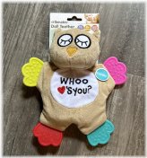 Whoo Who Heart's Loves You Plush Owl
