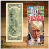 Patriotic Presidential Portrait $2 Bill by Rency