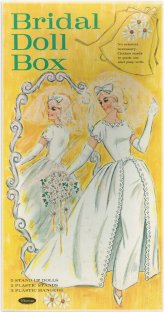 Bridal Bliss Paper Doll Set: Authentic Reproduction of 1960s Vintage Style