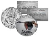 Kennedy Half Dollar Thompson Submachine Gun Coin